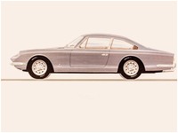 Ferrari 365 GT 2+2 Drawing from Pininfarina