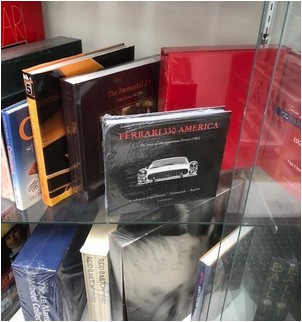 Autobooks-Aerobooks with the Ferrari 330 America book by Cyrille Jaquinot Cavallino Market